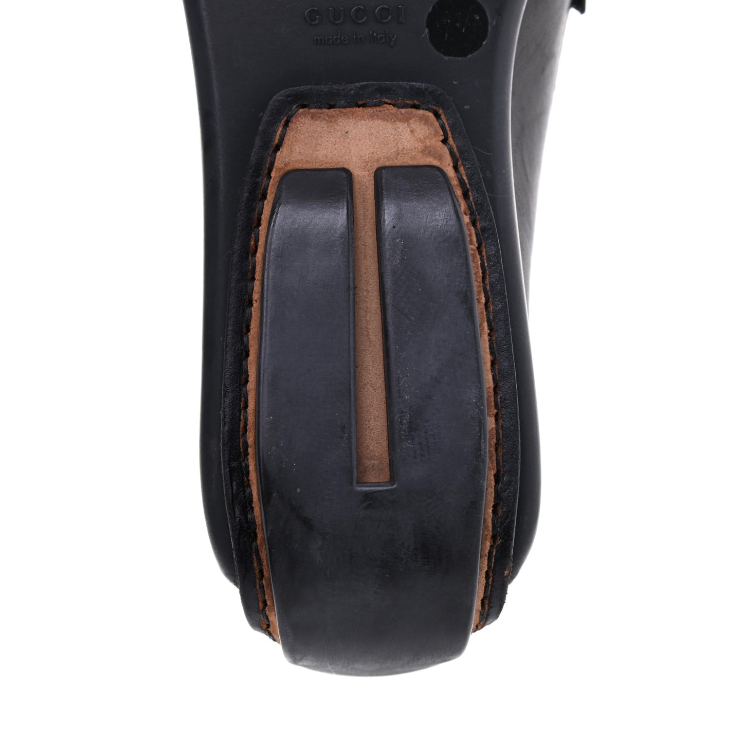 Calfskin Mens Horsebit Driver Loafers 7.5 Black