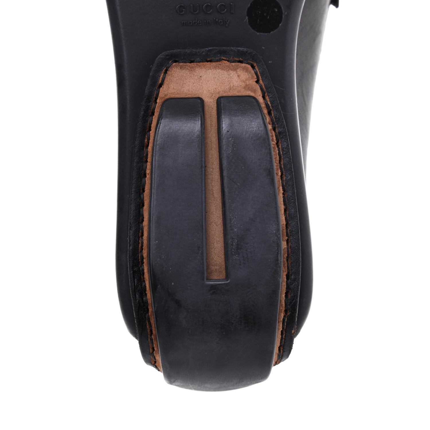 Gucci Calfskin Mens Horsebit Driver Loafers 7.5 Black 11 of 17