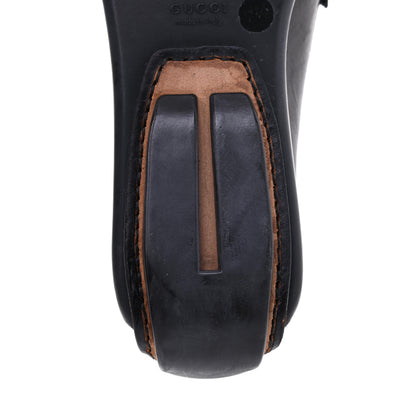 Gucci Calfskin Mens Horsebit Driver Loafers 7.5 Black 11 of 17