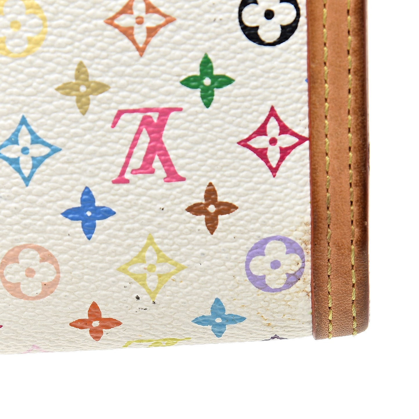 Monogram Multicolor Porte Tresor International Wallet White