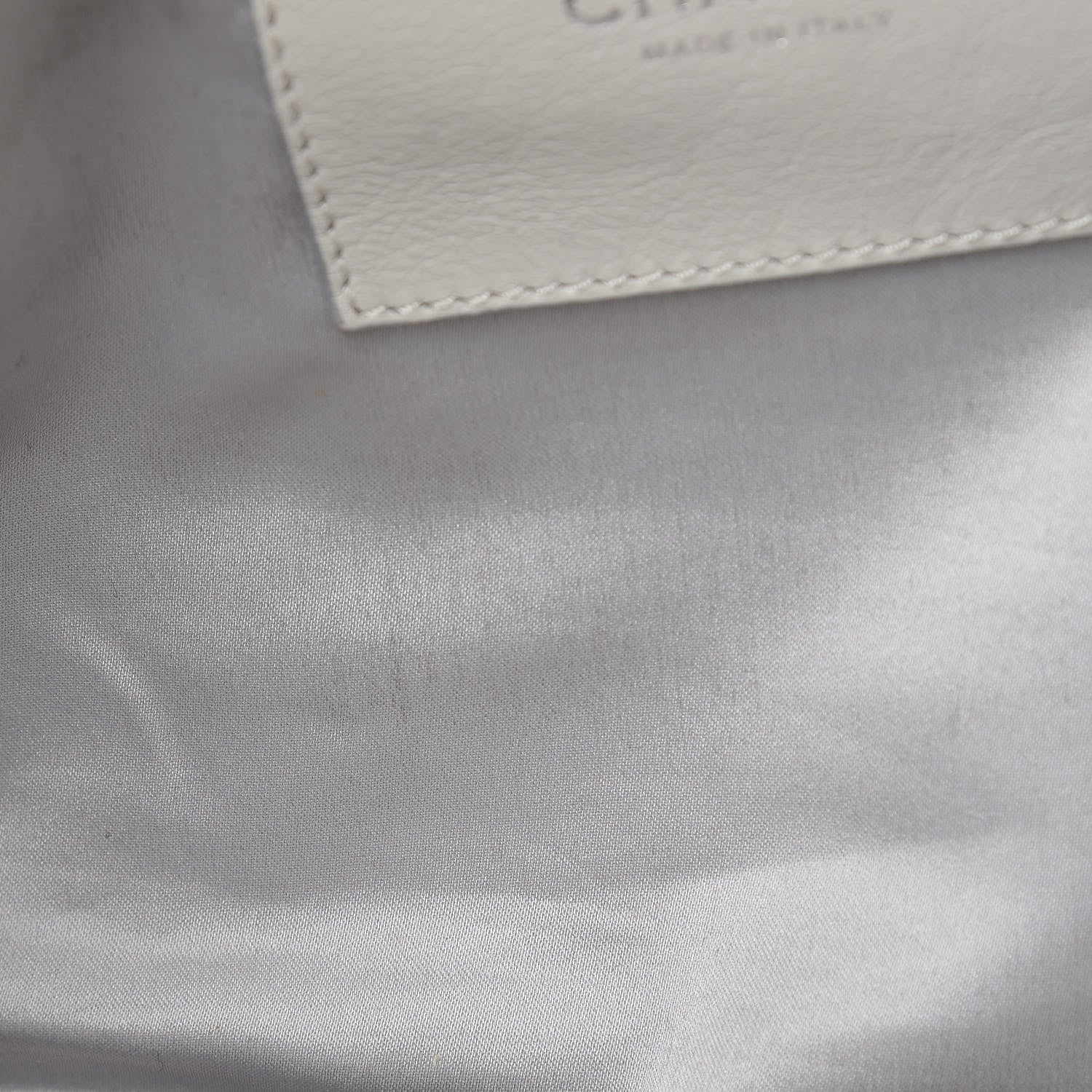 Chanel Glazed Calfskin Large On The Road Tote Light Grey 14 of 22