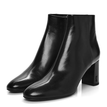 Saint Laurent Nappa Loulou Ankle Zip Boot 39.5 Black 3 of 10