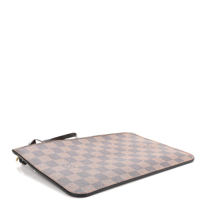 Louis Vuitton Damier Ebene Neverfull MM GM Pochette Rose Ballerine 4 of 8