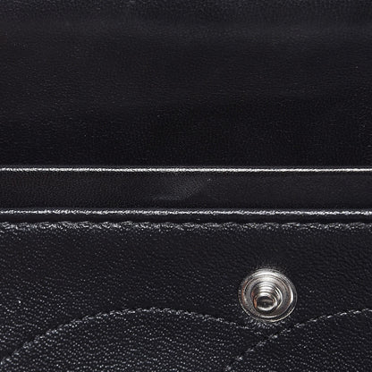 Chanel Lambskin Chevron Quilted Jumbo Double Flap So Black 8 of 9