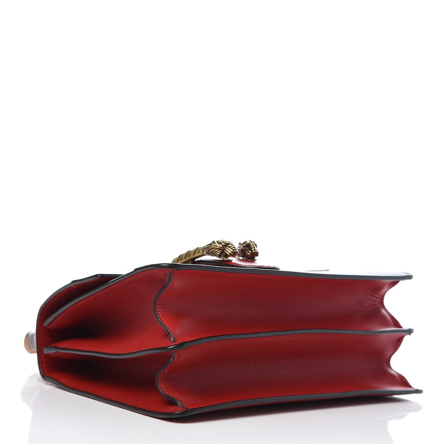 Calfskin Bamboo Web Medium Dionysus Top Handle Bag Red White Blue