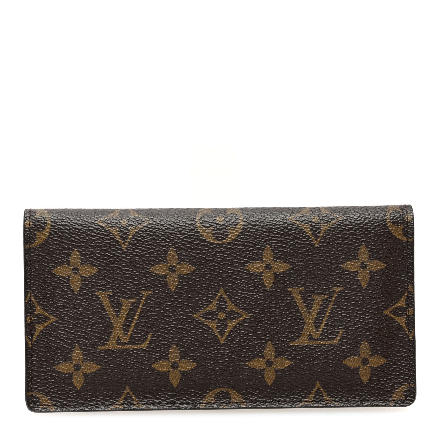 Monogram Checkbook Holder Wallet