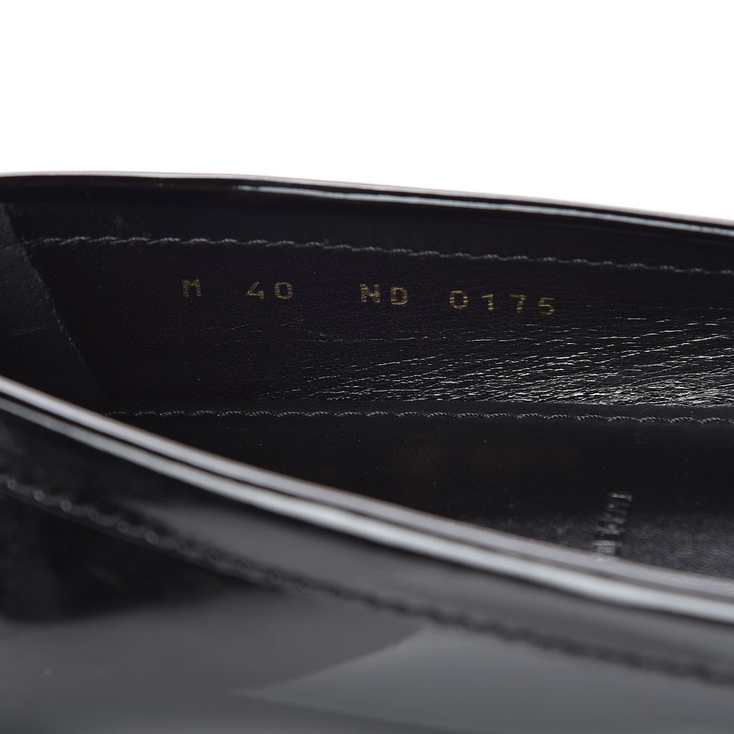 Louis Vuitton Patent Calfskin Oxford Loafers 40 Black 9 of 9