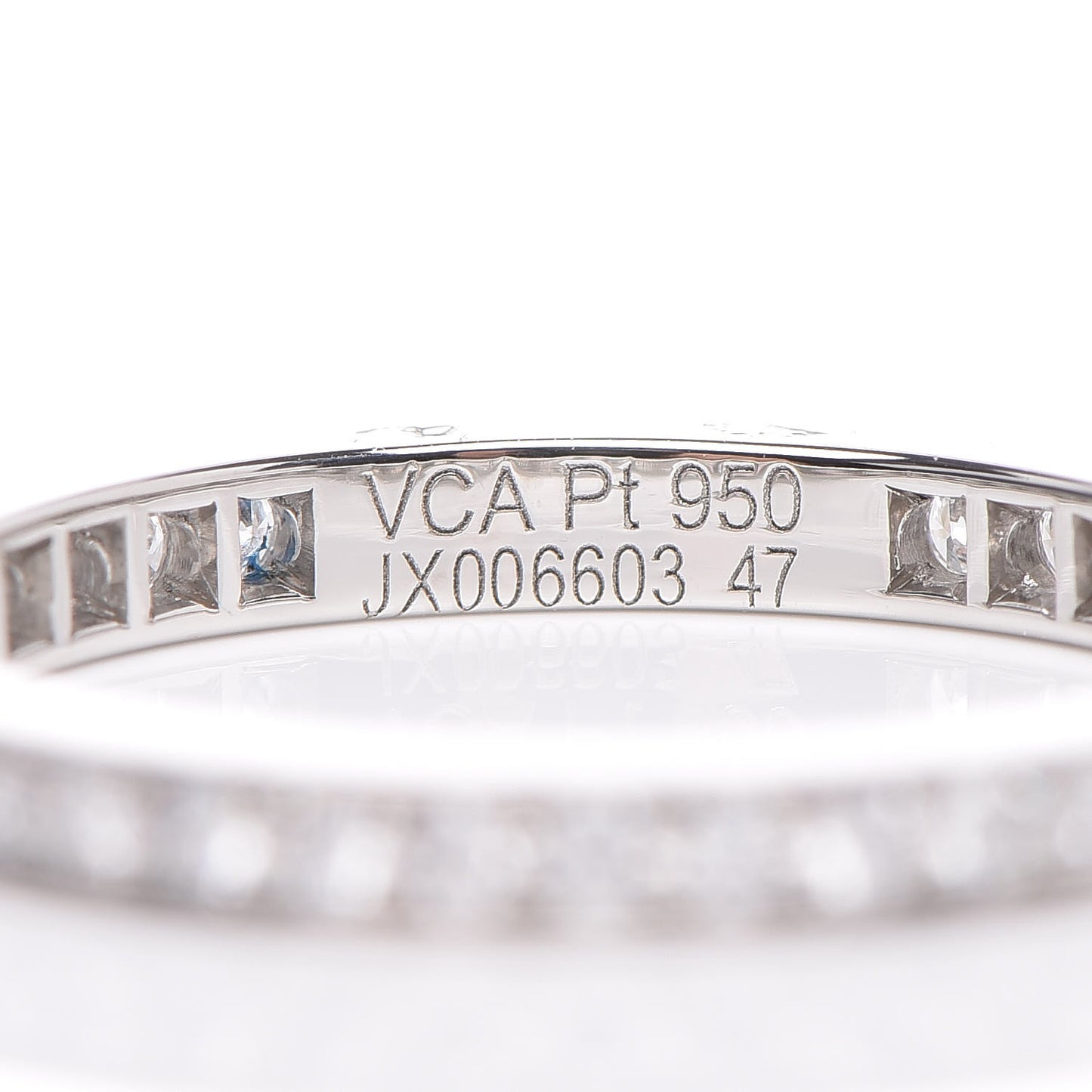 Platinum Diamond 2.1mm Romance Wedding Band Ring 47 4