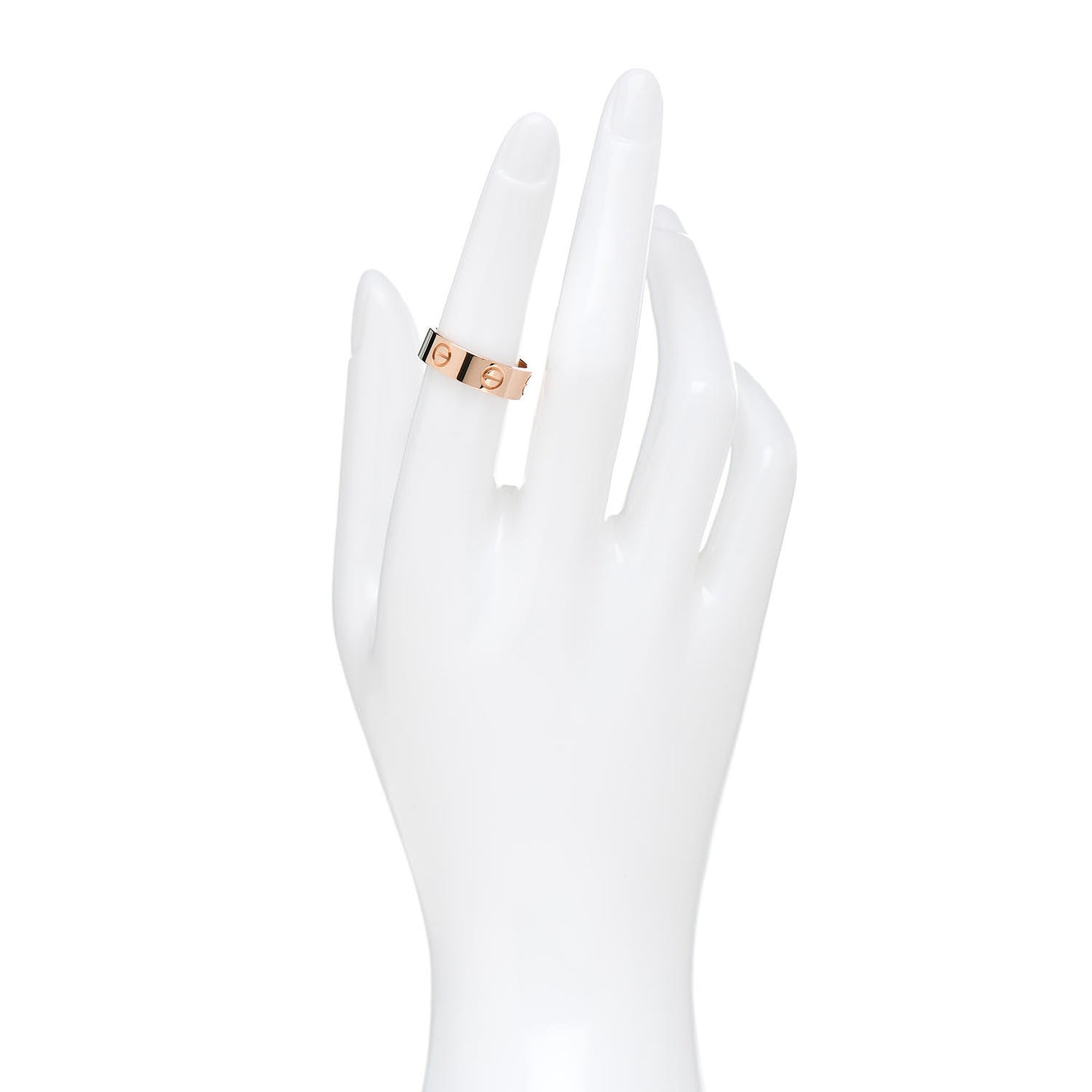 18K Pink Gold 5.5mm LOVE Ring 52 6