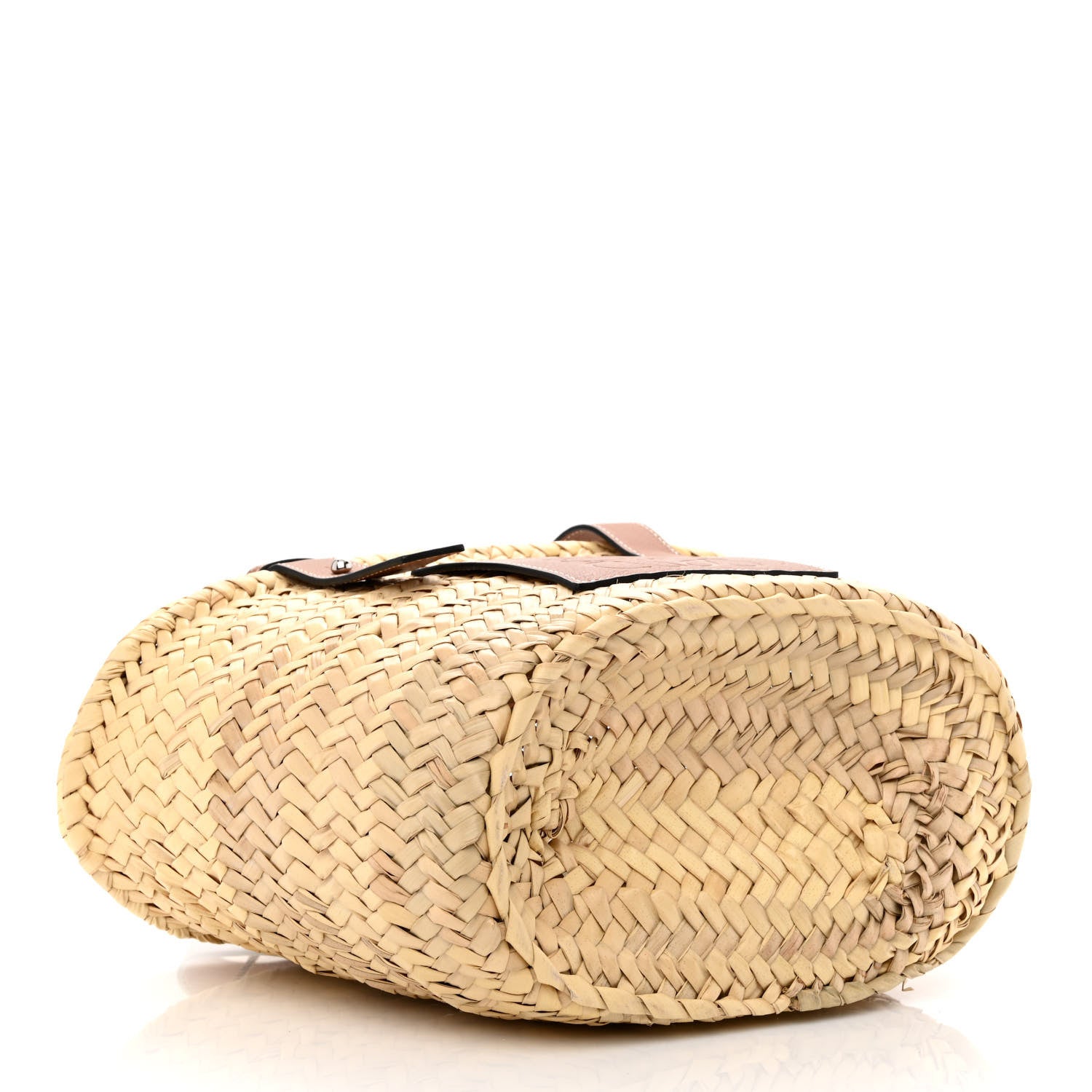 Loewe Raffia Small Basket Tote Bag Natural Tan 4 of 10