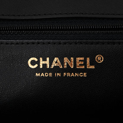Chanel Calfskin Quilted Chevron In The City Bag Black 6 of 11