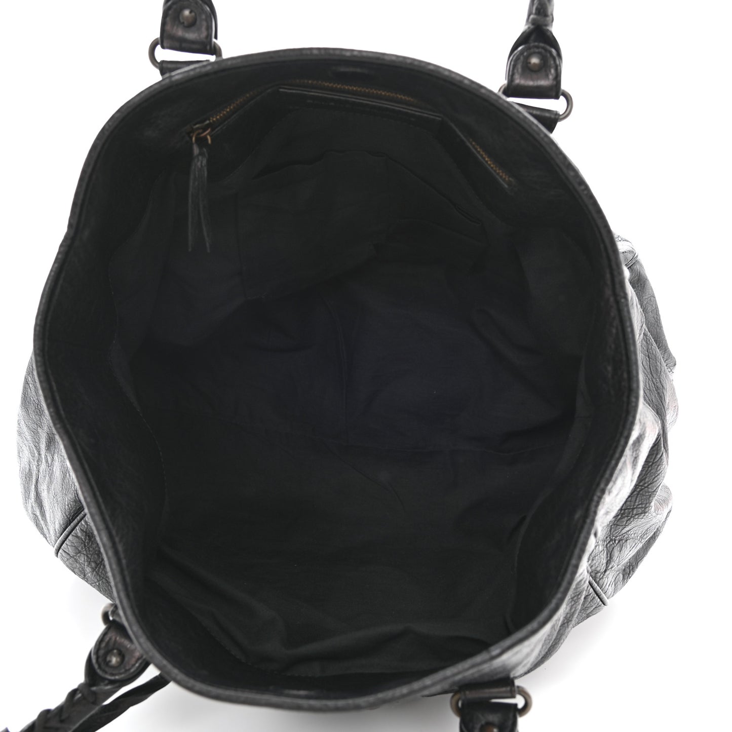 Agneau Classic Hardware Large Sunday Tote Black