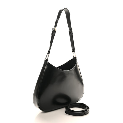 Prada Spazzolato Large Cleo Adjustable Strap Shoulder Bag Black 3 of 9