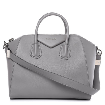 Givenchy Sugar Goatskin Medium Antigona Pearl Grey 1 of 12