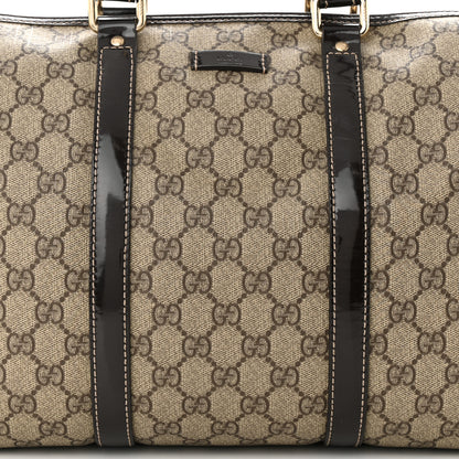 Gucci Monogram Canvas Medium Joy Boston Dark Brown 8 of 11