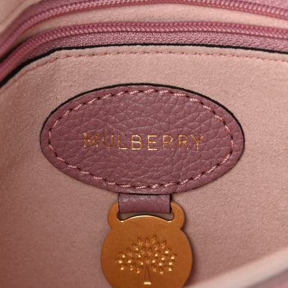 Mulberry Classic Grain Calfskin Small Lily Flap Light Mocha Rose 6 of 9