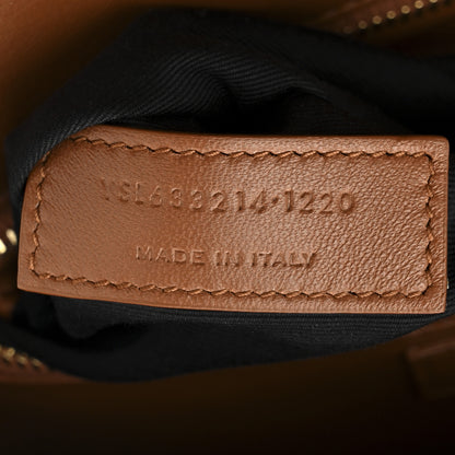 Saint Laurent Smooth Calfskin Carre Satchel Brick 7 of 12