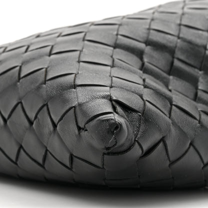 Bottega Veneta Calfskin Intrecciato Mini Hop Black 9 of 10