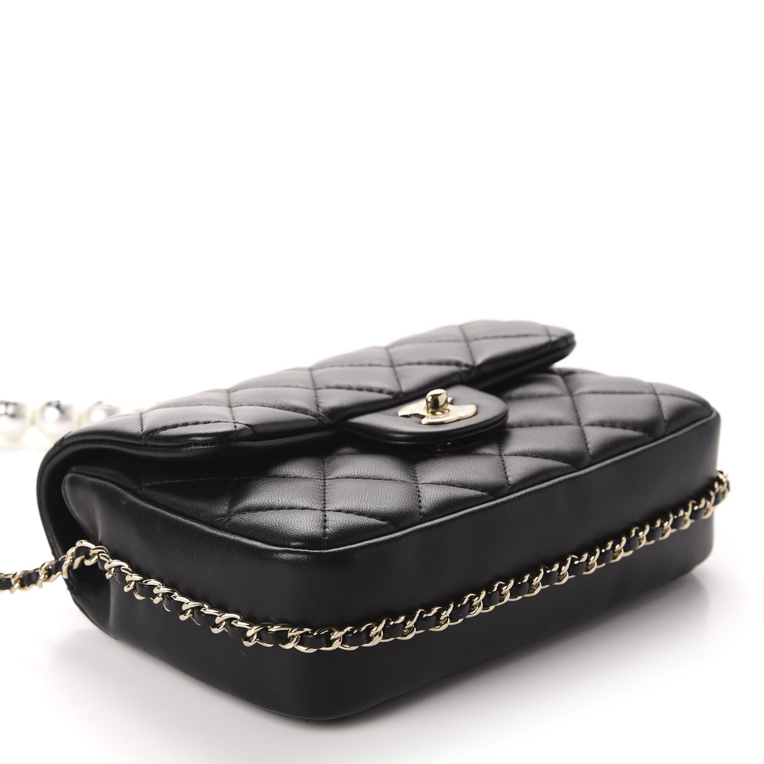 Chanel Lambskin Quilted Small My Precious Flap Black 4 of 11
