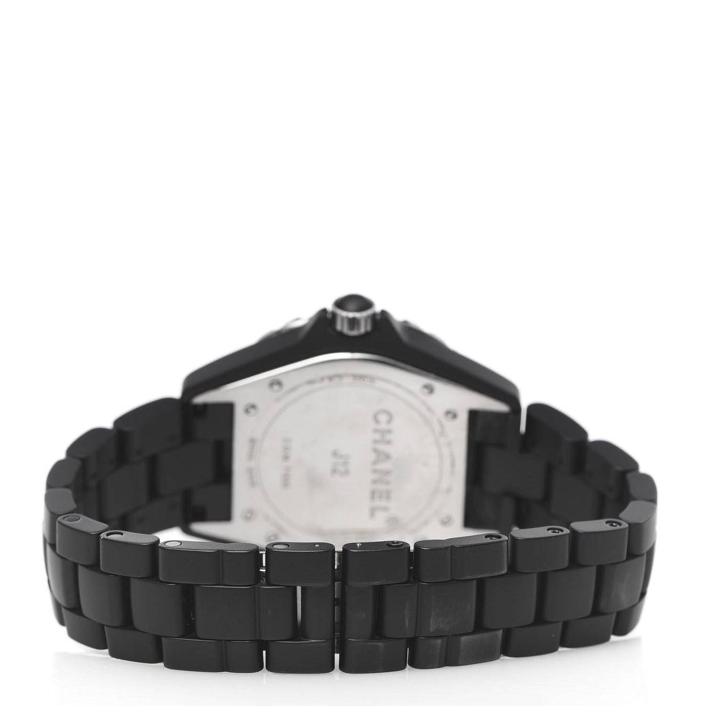 Stainless Steel Matte Ceramic 41mm J12 Automatic Watch Black