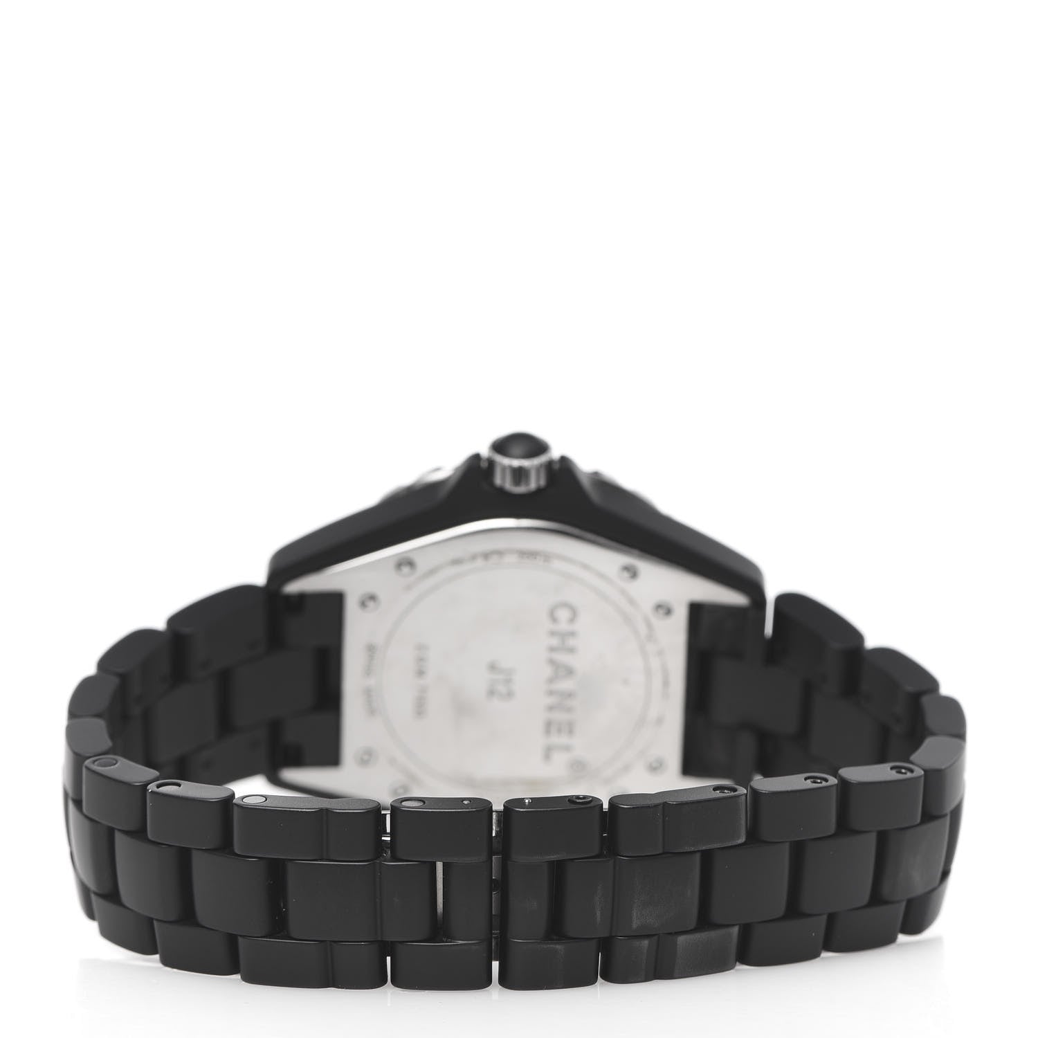 Chanel Stainless Steel Matte Ceramic 41mm J12 Automatic Watch Black 4 of 7