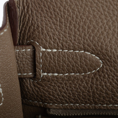 Hermes Togo Kelly Retourne 32 Etoupe 8 of 27