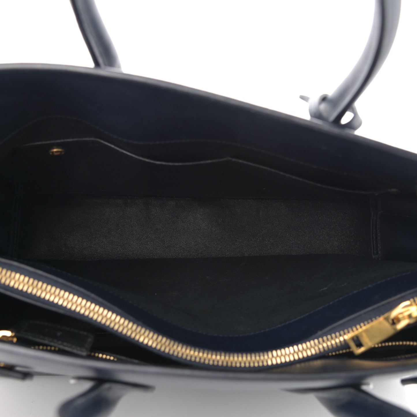 Calfskin Small Sac De Jour Navy