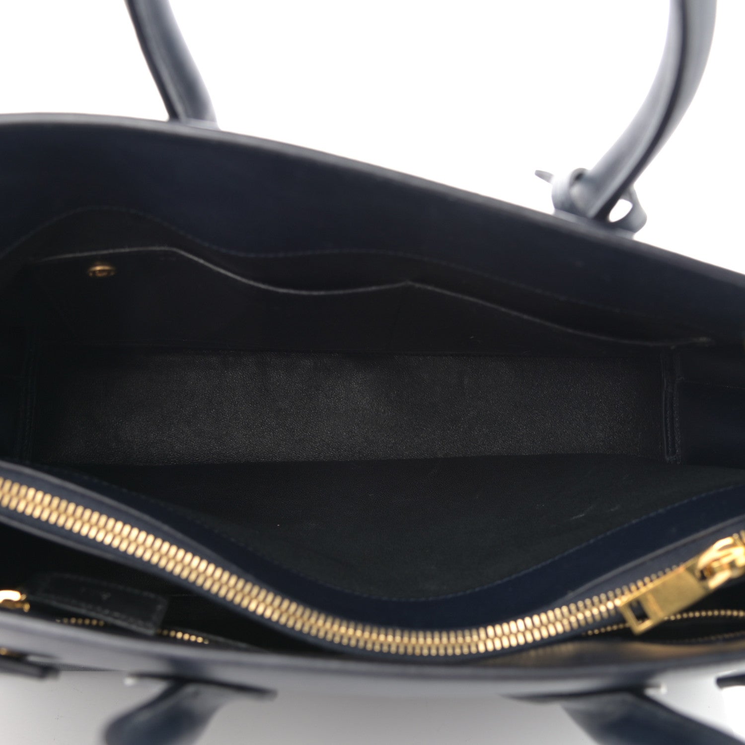 Saint Laurent Calfskin Small Sac De Jour Navy 5 of 17