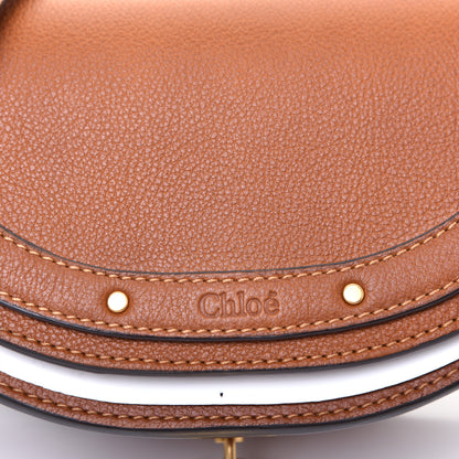 Chloe Calfskin Small Nile Bracelet Minaudiere Bag Caramel 9 of 11