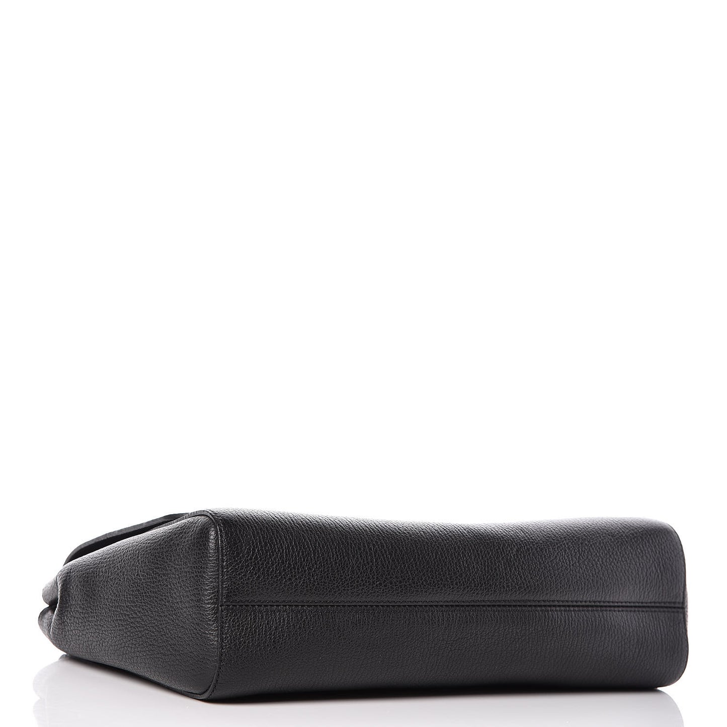 Glossy Goatskin Medium Lily Black