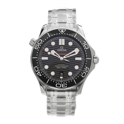 Omega Stainless Steel 42mm Seamaster Diver 300M Co-Axial Automatic Watch Black 210.30.42.20.01.001 1 of 5