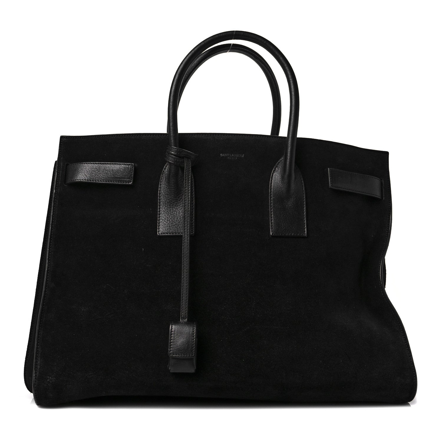 Saint Laurent Suede Large Sac de Jour Carryall Black 1 of 10