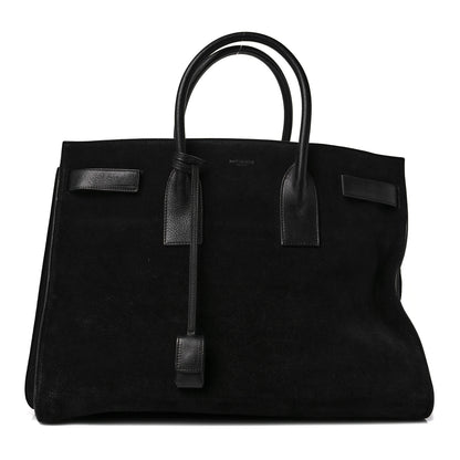 Saint Laurent Suede Large Sac de Jour Carryall Black 1 of 10
