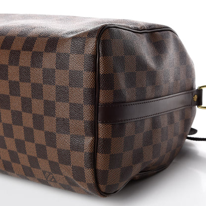 Louis Vuitton Damier Ebene Speedy Bandouliere 30 9 of 11