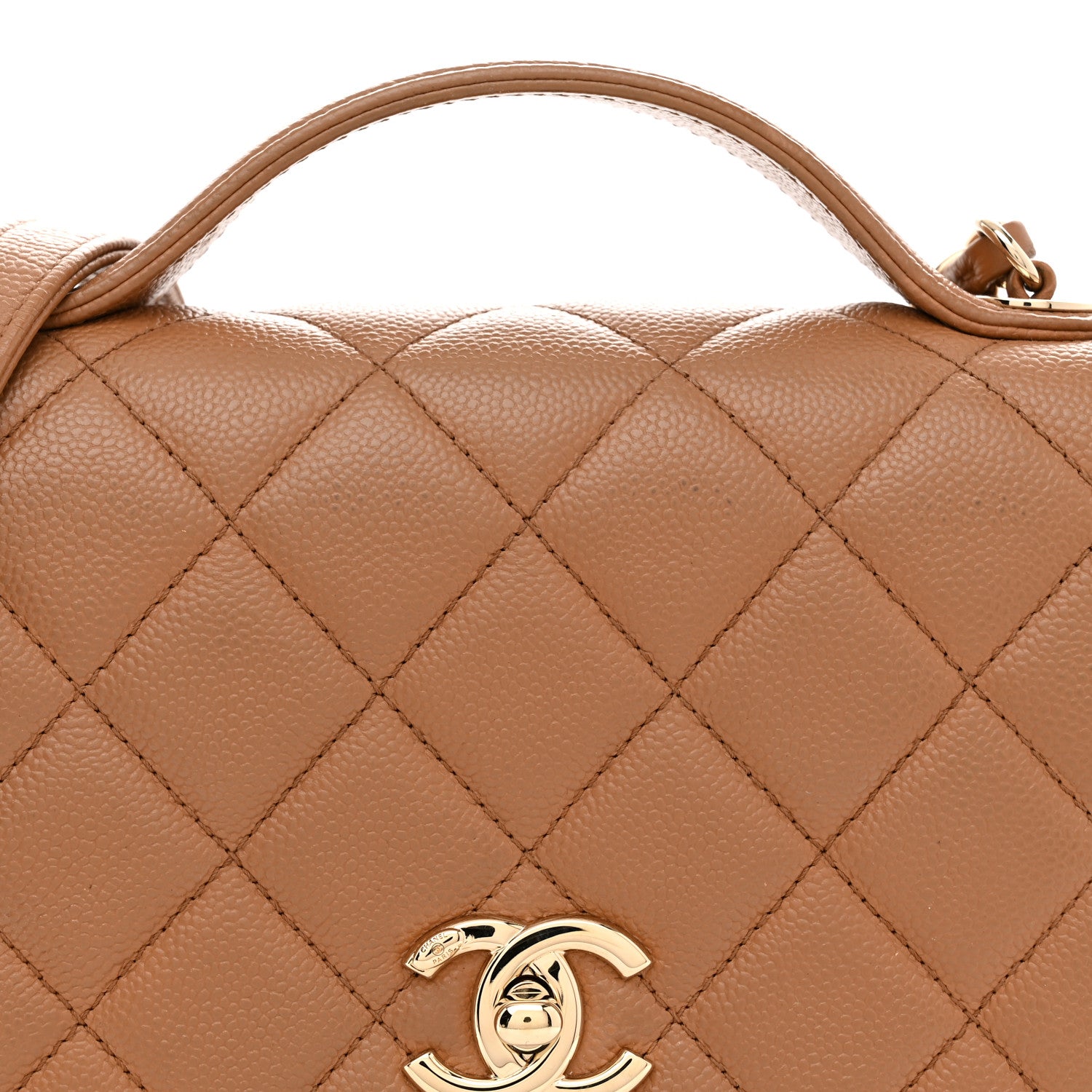 Chanel Caviar Quilted Medium Business Affinity Flap Brown 8 of 10