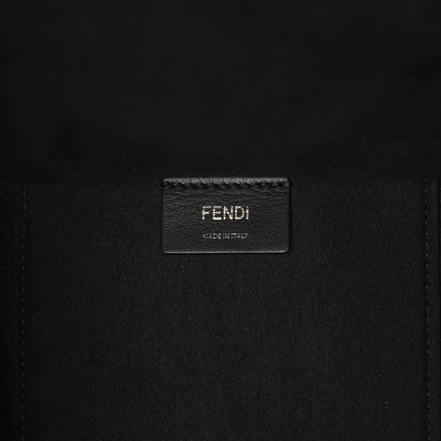 Fendi Vitello Plexiglass FF Embossed Medium Fendi Sunshine Shopper Tote Black 6 of 11