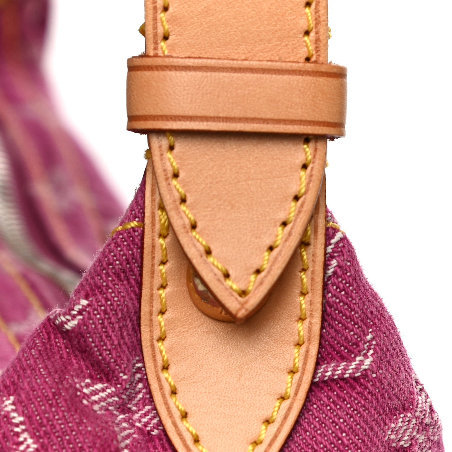 Louis Vuitton Denim Baggy PM Fuchsia 11 of 11