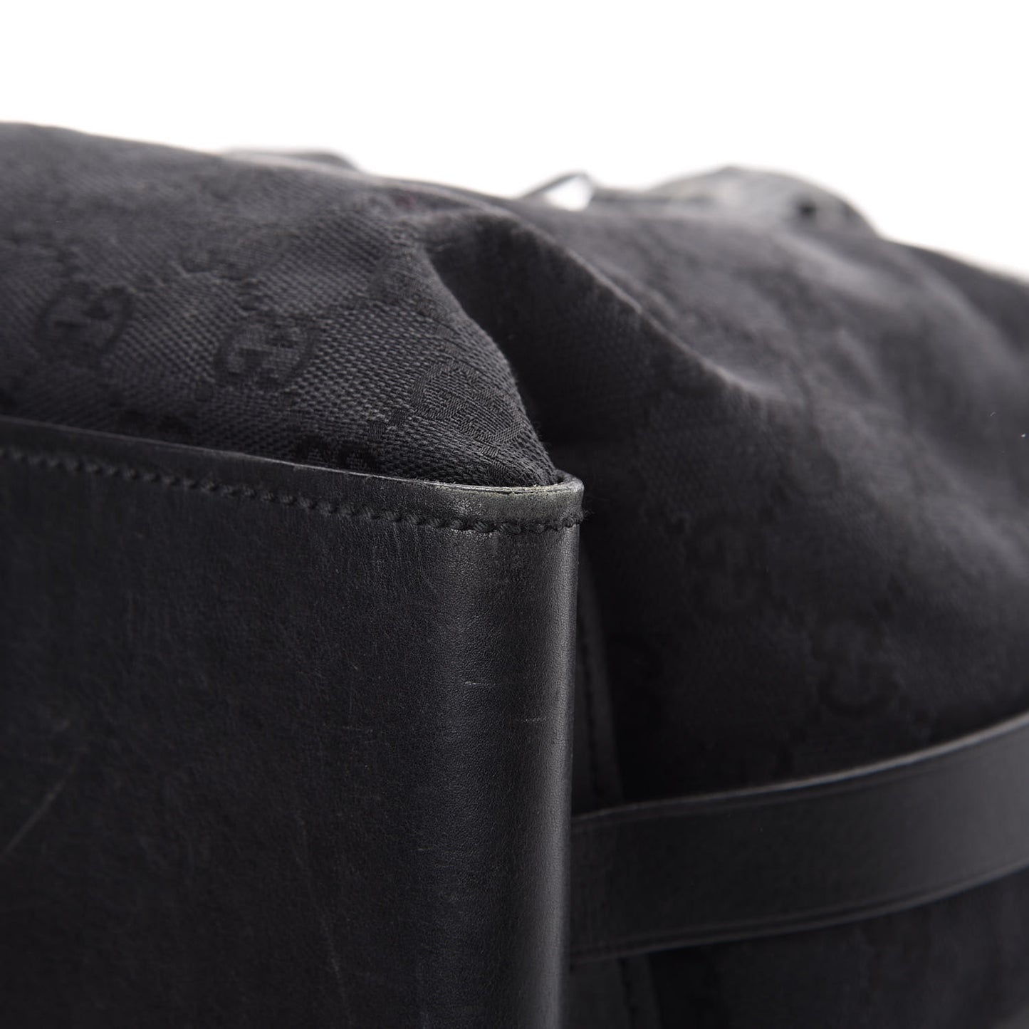 Monogram Large Tote Black