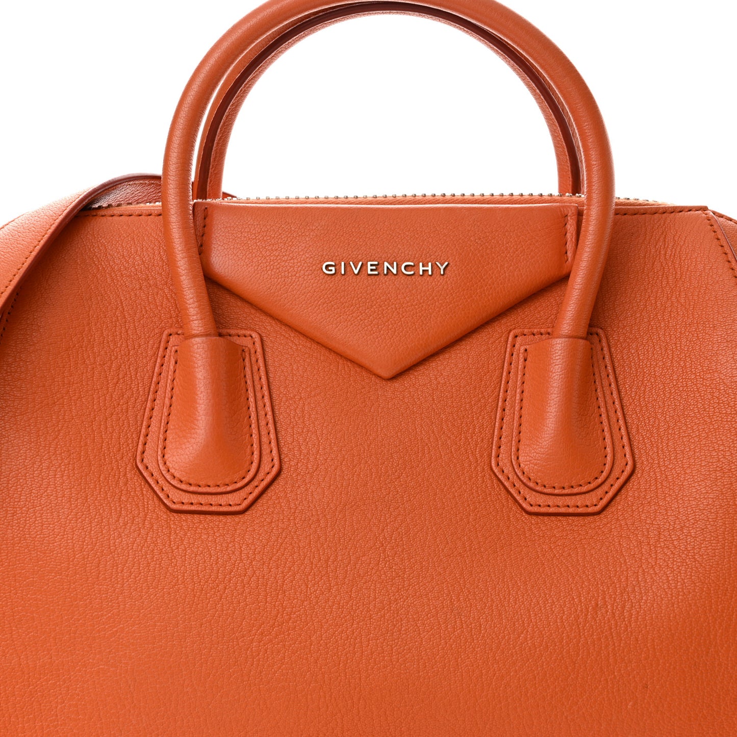 Sugar Goatskin Medium Antigona Orange