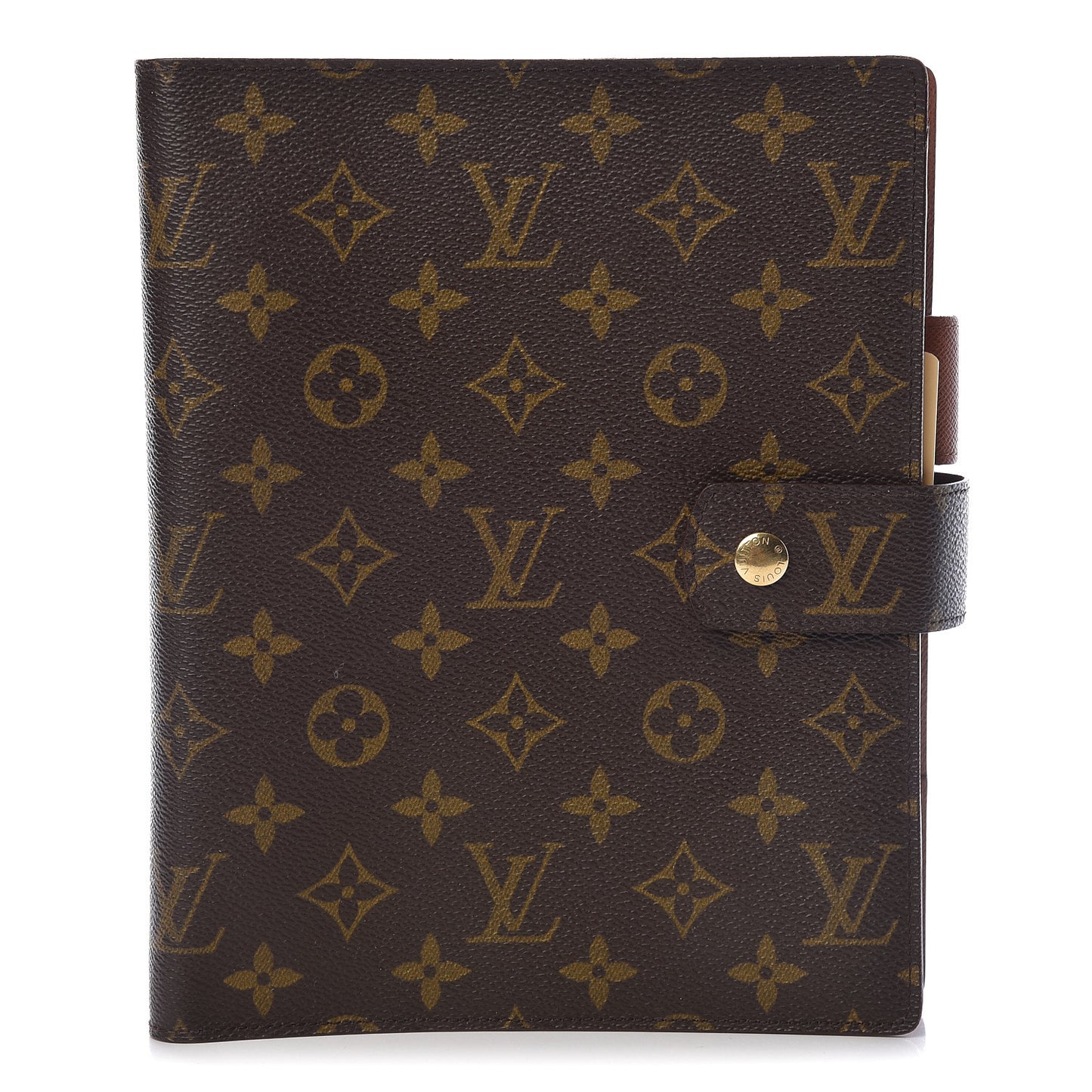 Monogram Large Ring Agenda Cover