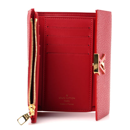 Louis Vuitton Taurillon Capucines Compact Wallet Rubis 5 of 6