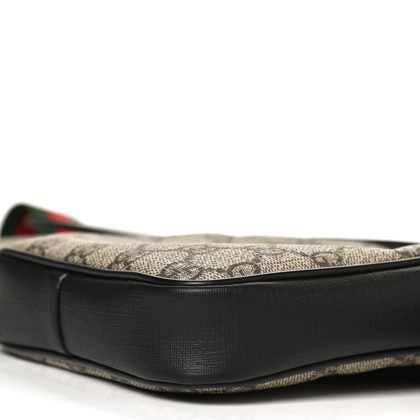 GG Supreme Monogram Web Belt Bag Black