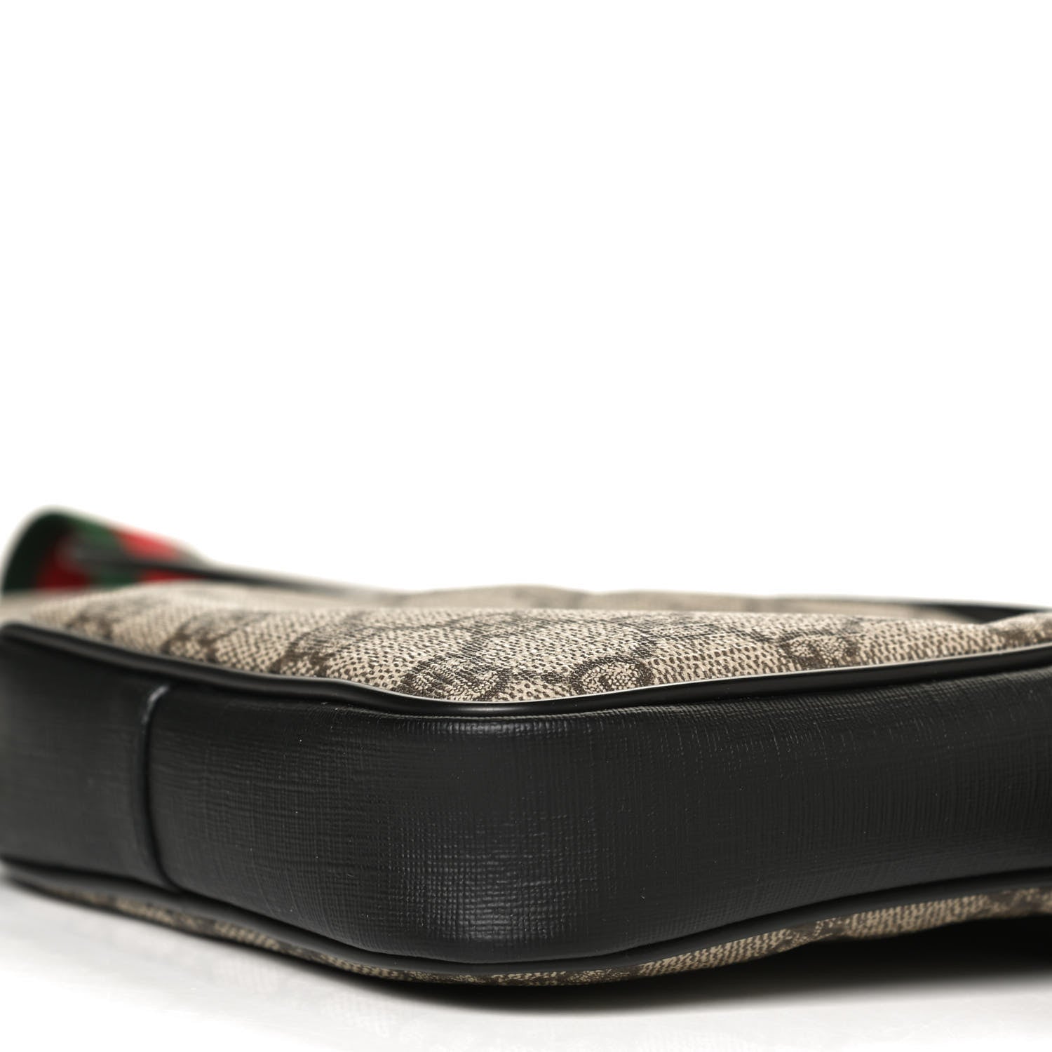 Gucci GG Supreme Monogram Web Belt Bag Black 12 of 14