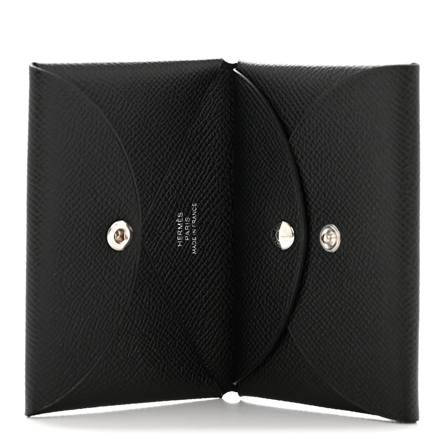Epsom Calvi Duo Card Case Black