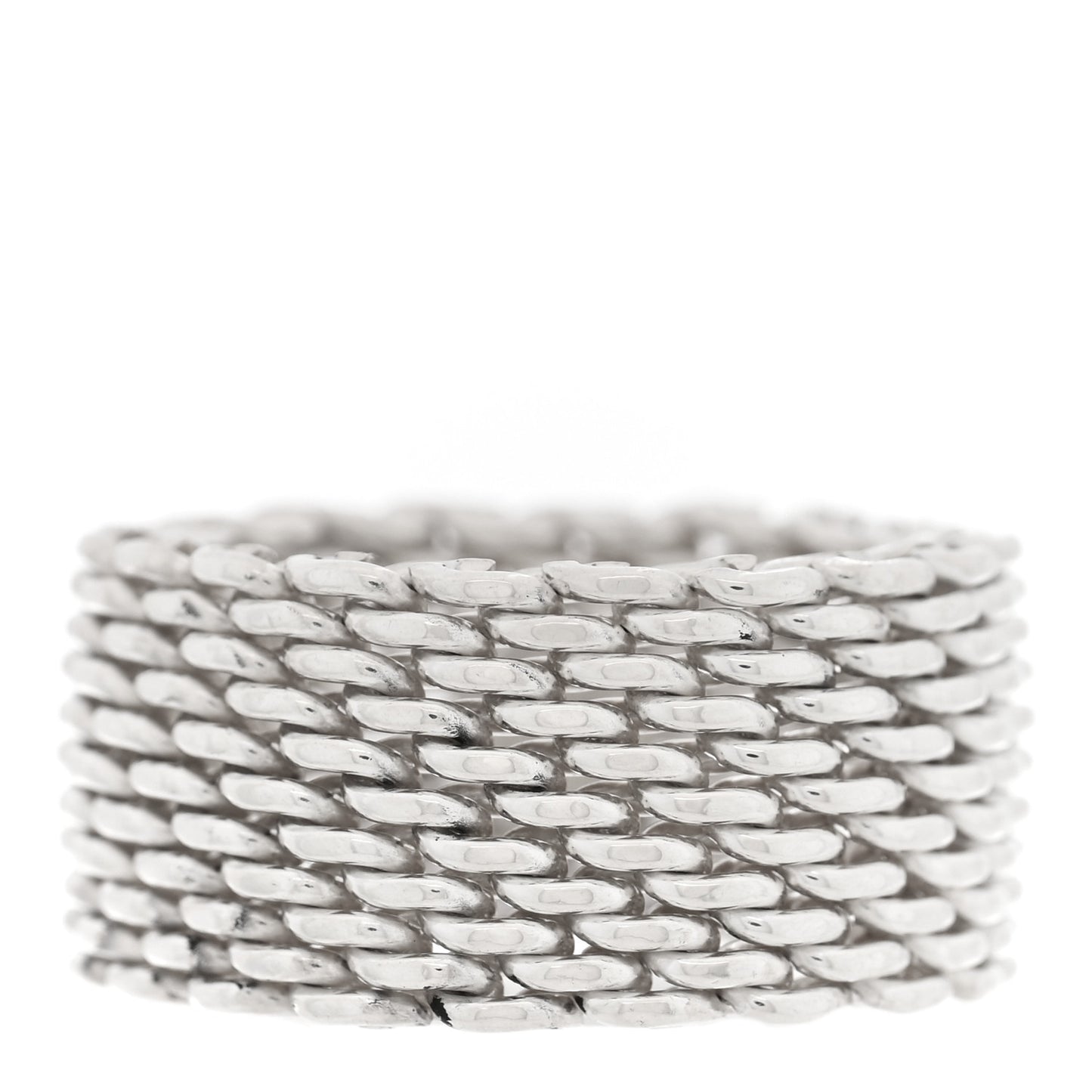 Sterling Silver Somerset Mesh Ring 52 6