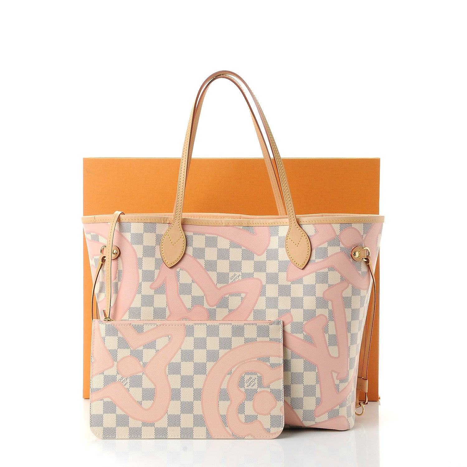 Louis Vuitton Damier Azur Tahitienne Neverfull MM 11 of 11