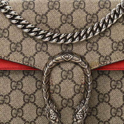 Gucci GG Supreme Monogram Small Dionysus Shoulder Bag Red 8 of 12