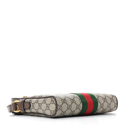 Gucci GG Supreme Monogram Web Small Ophidia Messenger Bag Brown 4 of 9
