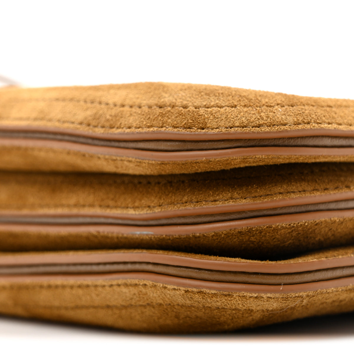 Phoebe Philo Suede Small Gig Bag Toffee 9 of 10