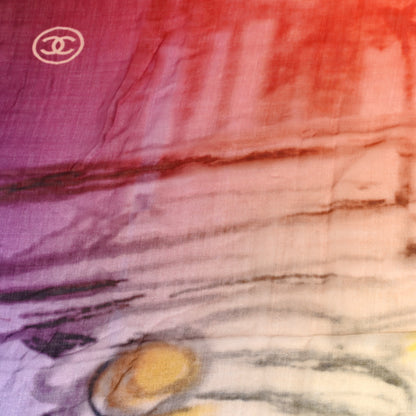Chanel Cashmere No. 5 Scarf Multicolor 3 of 4